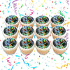 The LEGO Ninjago Movie Edible Cupcake Toppers (12 Images) Cake Image Icing Sugar Sheet Edible Cake Images