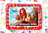 Lion King Edible Image Cake Topper Personalized Birthday Sheet Decoration Custom Party Frosting Transfer Fondant