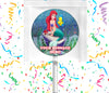 The Little Mermaid Lollipops Party Favors Personalized Suckers 12 Pcs