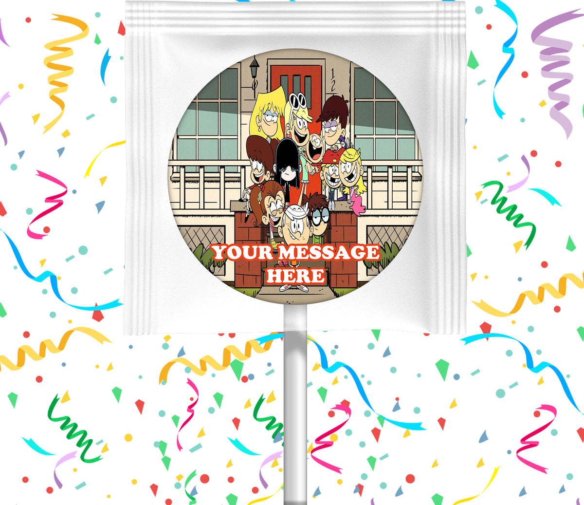 The Loud House Lollipops Party Favors Personalized Suckers 12 Pcs