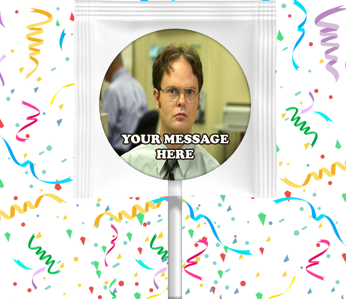 The Office Lollipops Party Favors Personalized Suckers 12 Pcs