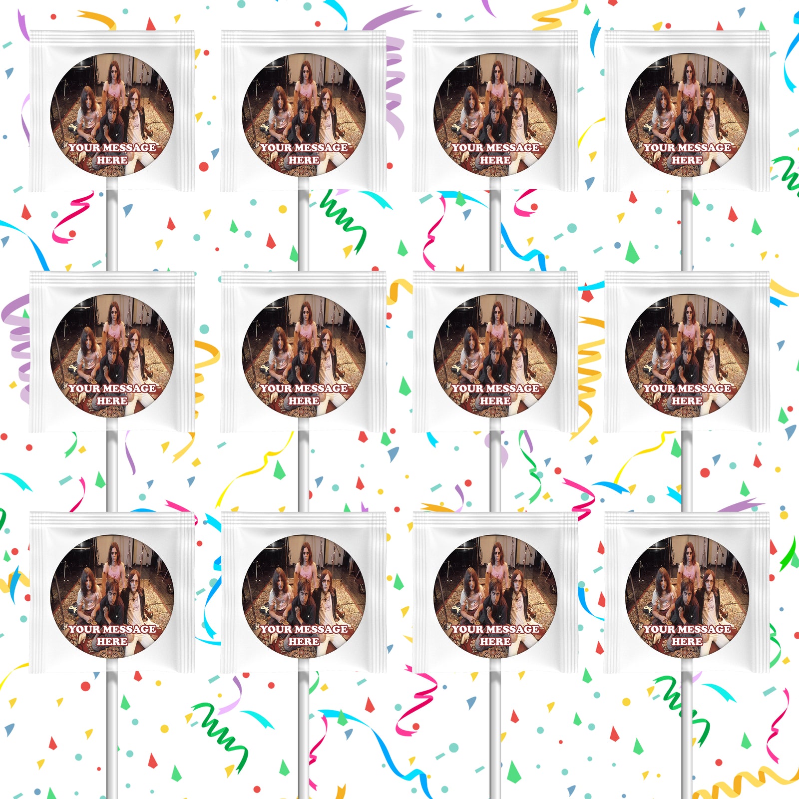 The Stooges Lollipops Party Favors Personalized Suckers 12 Pcs