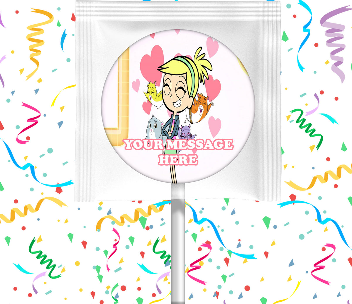 The ZhuZhus Lollipops Party Favors Personalized Suckers 12 Pcs