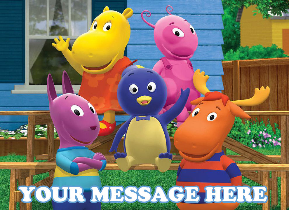 The Backyardigans Edible Image Cake Topper Personalized Birthday Sheet Decoration Custom Party Frosting Transfer Fondant