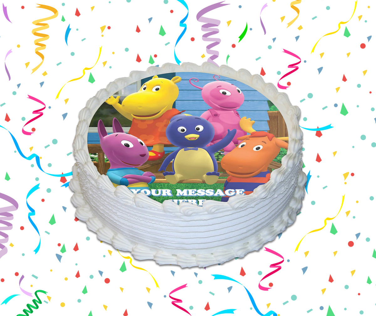 The Backyardigans Edible Image Cake Topper Personalized Birthday Sheet ...