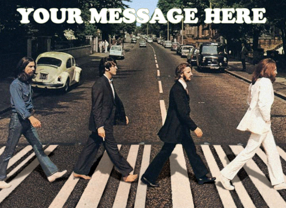 The Beatles Edible Image Cake Topper Personalized Birthday Sheet Decoration Custom Party Frosting Transfer Fondant