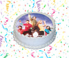 The Big Bang Theory Edible Image Cake Topper Personalized Birthday Sheet Custom Frosting Round Circle