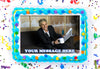 The Ellen DeGeneres Show Edible Image Cake Topper Personalized Birthday Sheet Decoration Custom Party Frosting Transfer Fondant