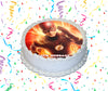 The Flash Edible Image Cake Topper Personalized Birthday Sheet Custom Frosting Round Circle