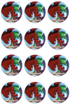 The Grinch Edible Cupcake Toppers (12 Images) Cake Image Icing Sugar Sheet Edible Cake Images