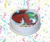 The Grinch Edible Image Cake Topper Personalized Birthday Sheet Custom Frosting Round Circle