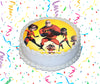 The Incredibles Edible Image Cake Topper Personalized Birthday Sheet Custom Frosting Round Circle