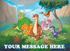 The Land Before Time Edible Image Cake Topper Personalized Birthday Sheet Decoration Custom Party Frosting Transfer Fondant