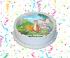 The Land Before Time Edible Image Cake Topper Personalized Birthday Sheet Custom Frosting Round Circle