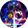 The Lego Movie 2 Edible Image Cake Topper Personalized Birthday Sheet Custom Frosting Round Circle
