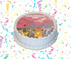 The Lion Guard Edible Image Cake Topper Personalized Birthday Sheet Custom Frosting Round Circle