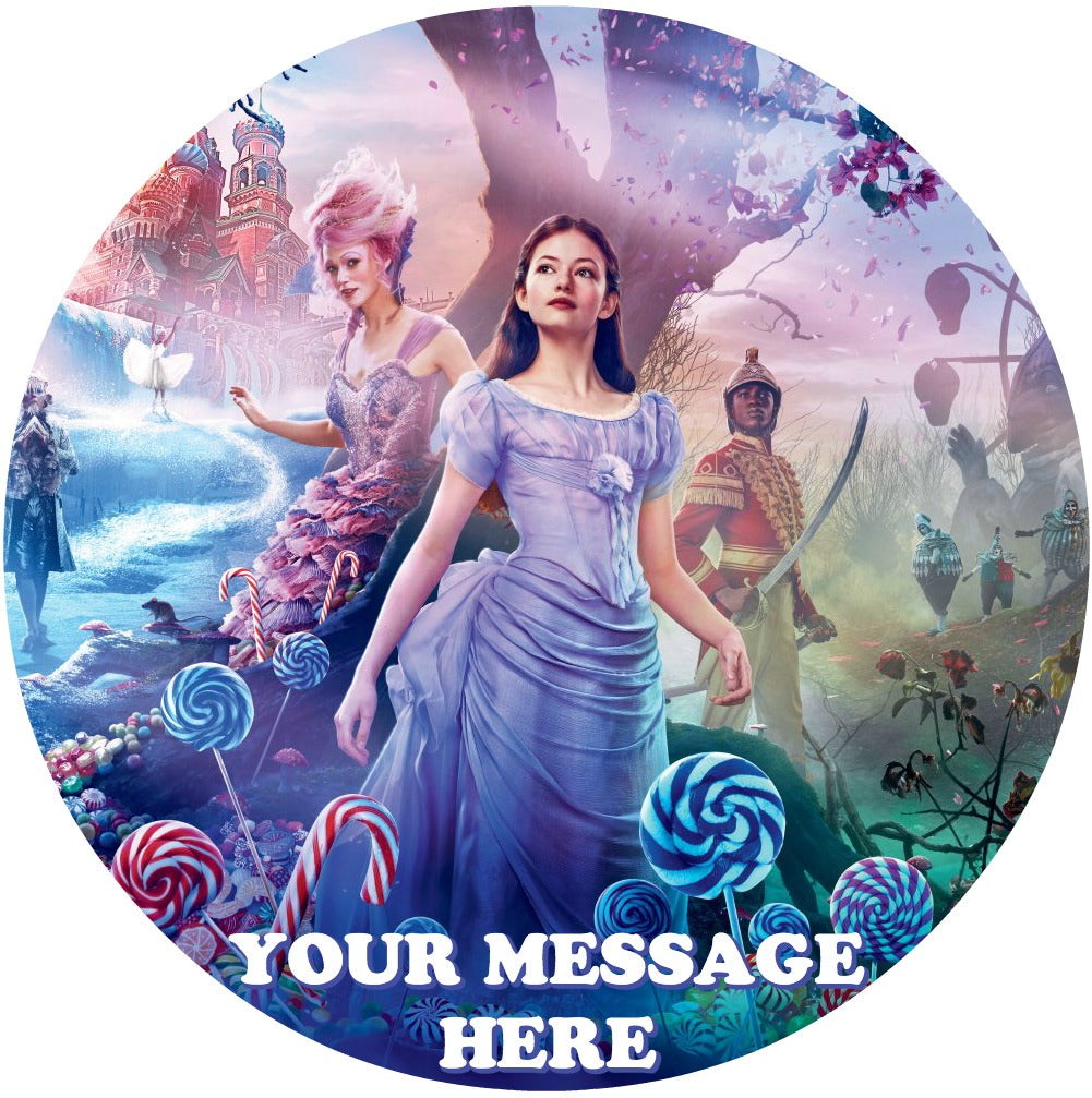 The Nutcracker And The Four Realms Edible Image Cake Topper Personalized Birthday Sheet Custom Frosting Round Circle