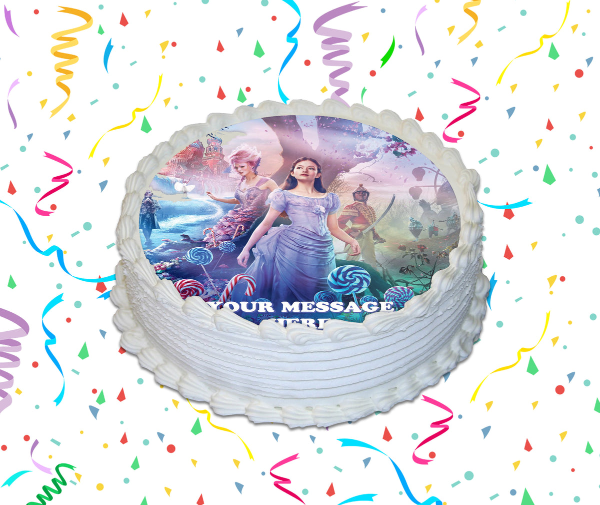 The Nutcracker And The Four Realms Edible Image Cake Topper Personalized Birthday Sheet Custom Frosting Round Circle