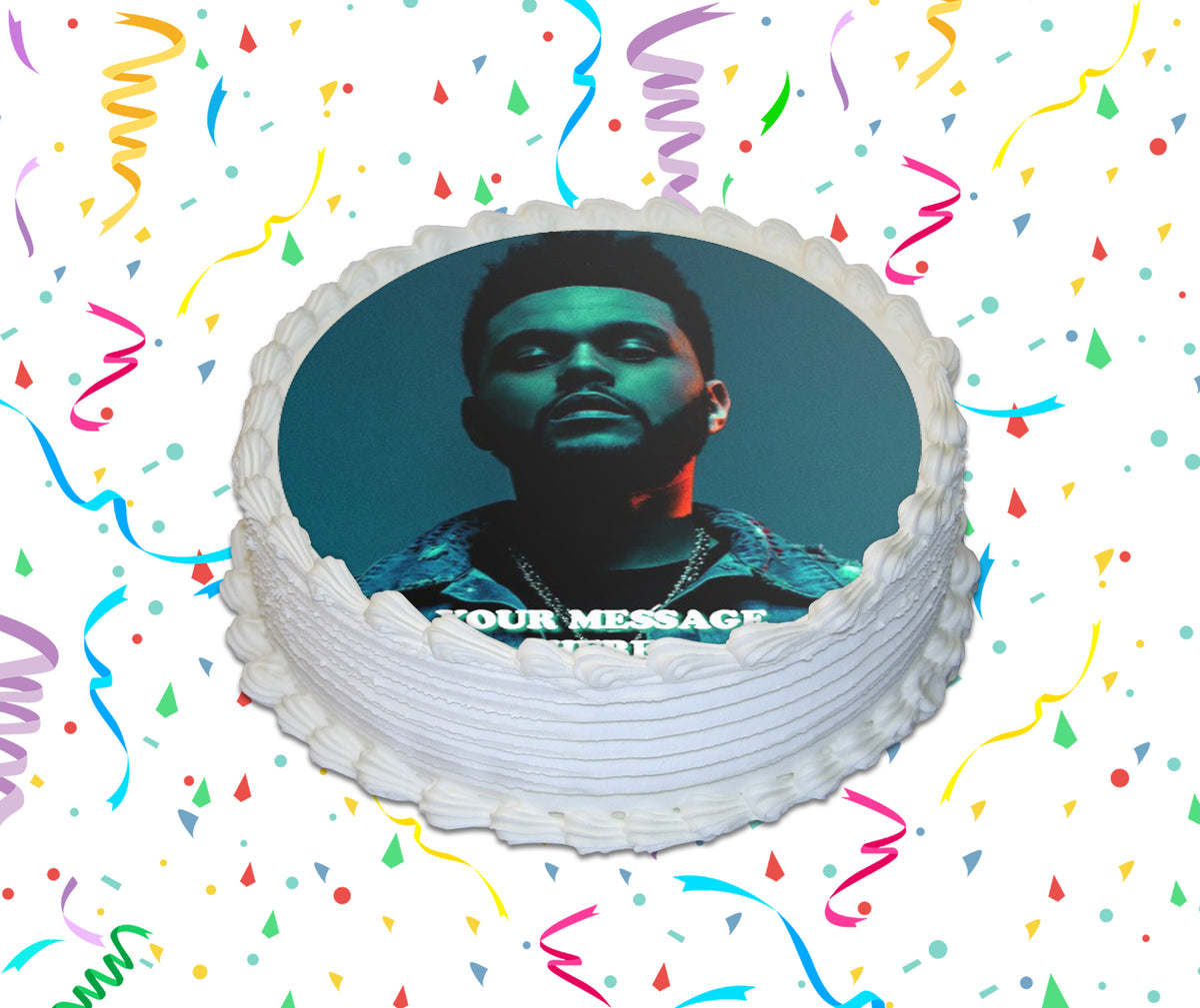 Weeknd Cake The Weeknd Edible Image Cake Topper Personalized Birthday Sheet Custom ...