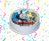 Thomas & Friends Edible Image Cake Topper Personalized Birthday Sheet Custom Frosting Round Circle