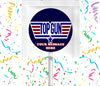 Top Gun Lollipops Party Favors Personalized Suckers 12 Pcs