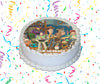 Toy Story Edible Image Cake Topper Personalized Birthday Sheet Custom Frosting Round Circle