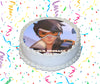 Tracer Edible Image Cake Topper Personalized Birthday Sheet Custom Frosting Round Circle