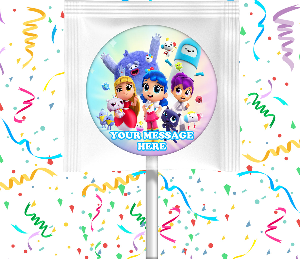 True And The Rainbow Kingdom Lollipops Party Favors Personalized Suckers 12 Pcs