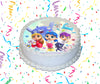 True And The Rainbow Kingdom Edible Image Cake Topper Personalized Birthday Sheet Custom Frosting Round Circle