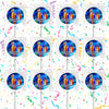 Turbo Lollipops Party Favors Personalized Suckers 12 Pcs