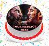 UFC 284 Makhachev vs Volkanovski Edible Image Cake Topper Personalized Frosting Icing Sheet Custom Round