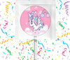 Unicorn Lollipops Party Favors Personalized Suckers 12 Pcs