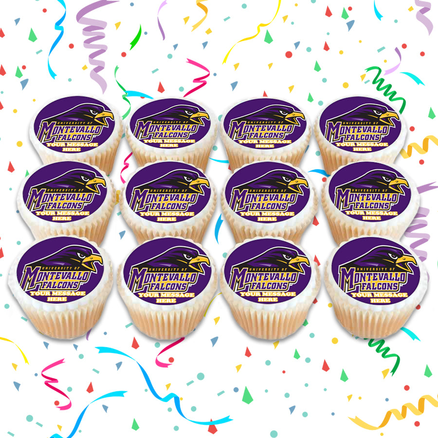 University Of Montevallo Edible Cupcake Toppers (12 Images) Cake Image Icing Sugar Sheet Edible Cake Images