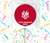 University Of New Mexico Lollipops Party Favors Personalized Suckers 12 Pcs