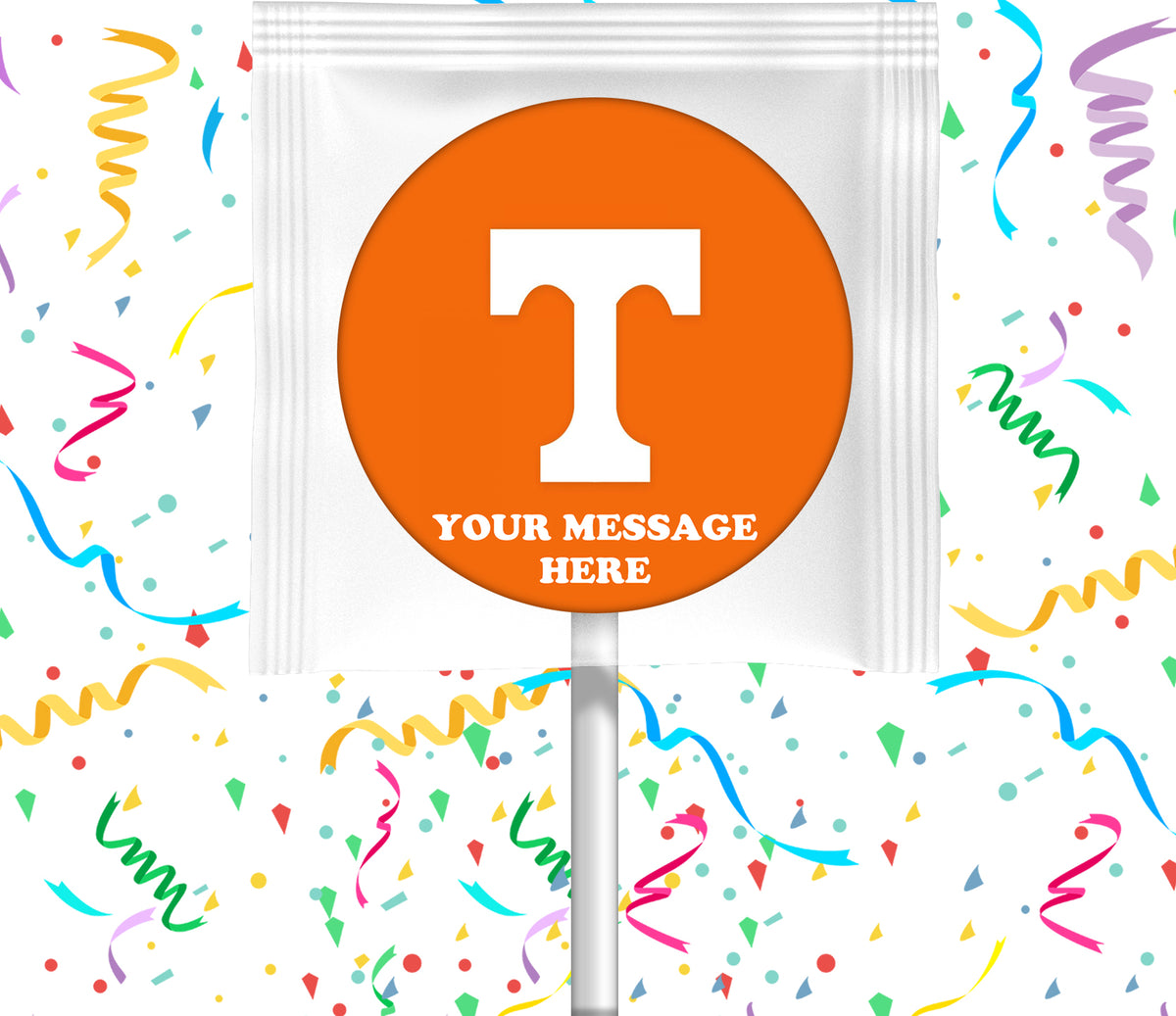 University Of Tennessee Lollipops Party Favors Personalized Suckers 12 Pcs