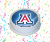 University Of Arizona Edible Image Cake Topper Personalized Birthday Sheet Custom Frosting Round Circle