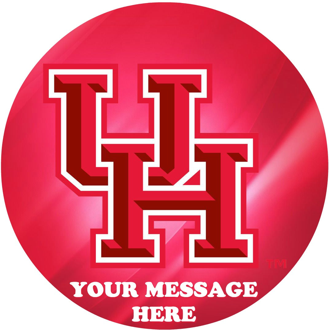 University Of Houston Edible Image Cake Topper Personalized Birthday Sheet Custom Frosting Round Circle
