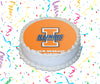 University Of Illinois Edible Image Cake Topper Personalized Birthday Sheet Custom Frosting Round Circle