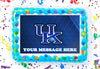 University Of Kentucky Edible Image Cake Topper Personalized Birthday Sheet Decoration Custom Party Frosting Transfer Fondant