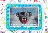University Of Maine Edible Image Cake Topper Personalized Birthday Sheet Decoration Custom Party Frosting Transfer Fondant