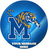 University Of Memphis Edible Image Cake Topper Personalized Birthday Sheet Custom Frosting Round Circle