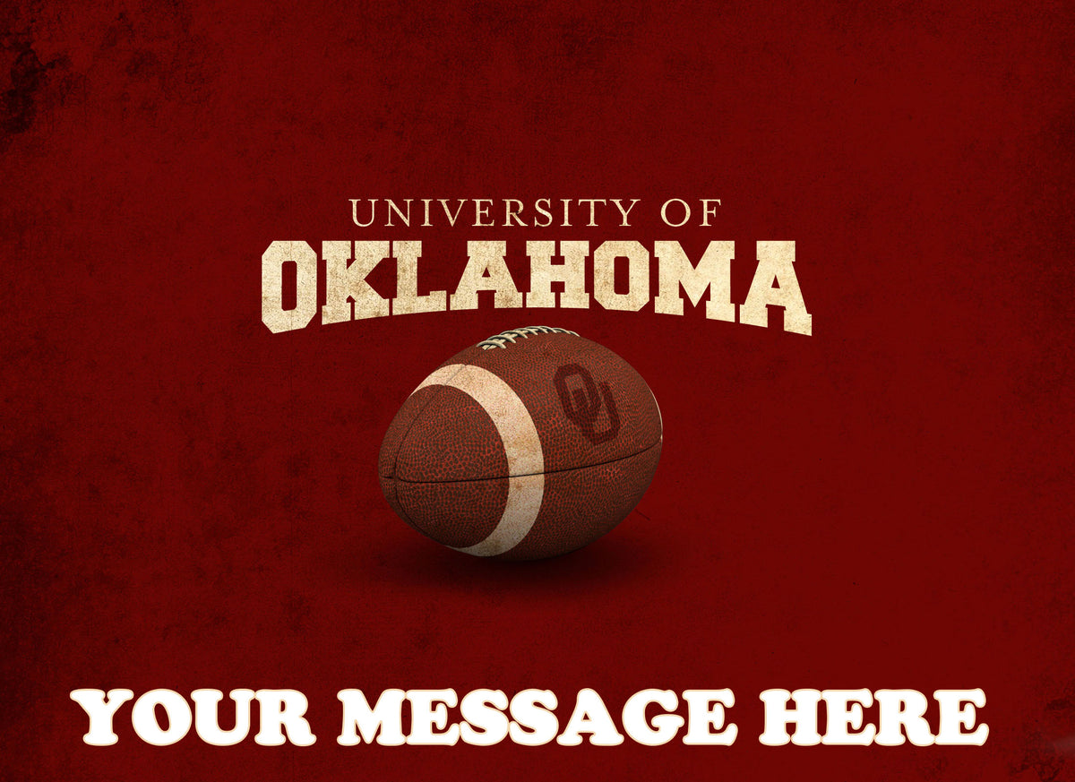 University Of Oklahoma Edible Image Cake Topper Personalized Birthday Sheet Decoration Custom Party Frosting Transfer Fondant