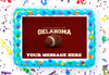 University Of Oklahoma Edible Image Cake Topper Personalized Birthday Sheet Decoration Custom Party Frosting Transfer Fondant