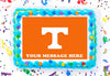University Of Tennessee Edible Image Cake Topper Personalized Birthday Sheet Decoration Custom Party Frosting Transfer Fondant