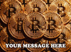 Bitcoin Edible Image Cake Topper Personalized Birthday Sheet Decoration Custom Party Frosting Transfer Fondant