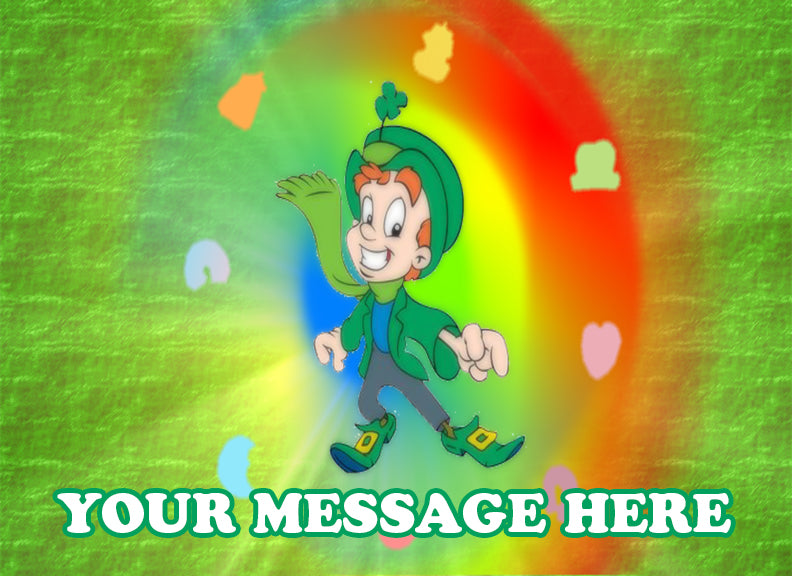 Lucky Charms Edible Image Cake Topper Personalized Frosting Icing Sheet Custom