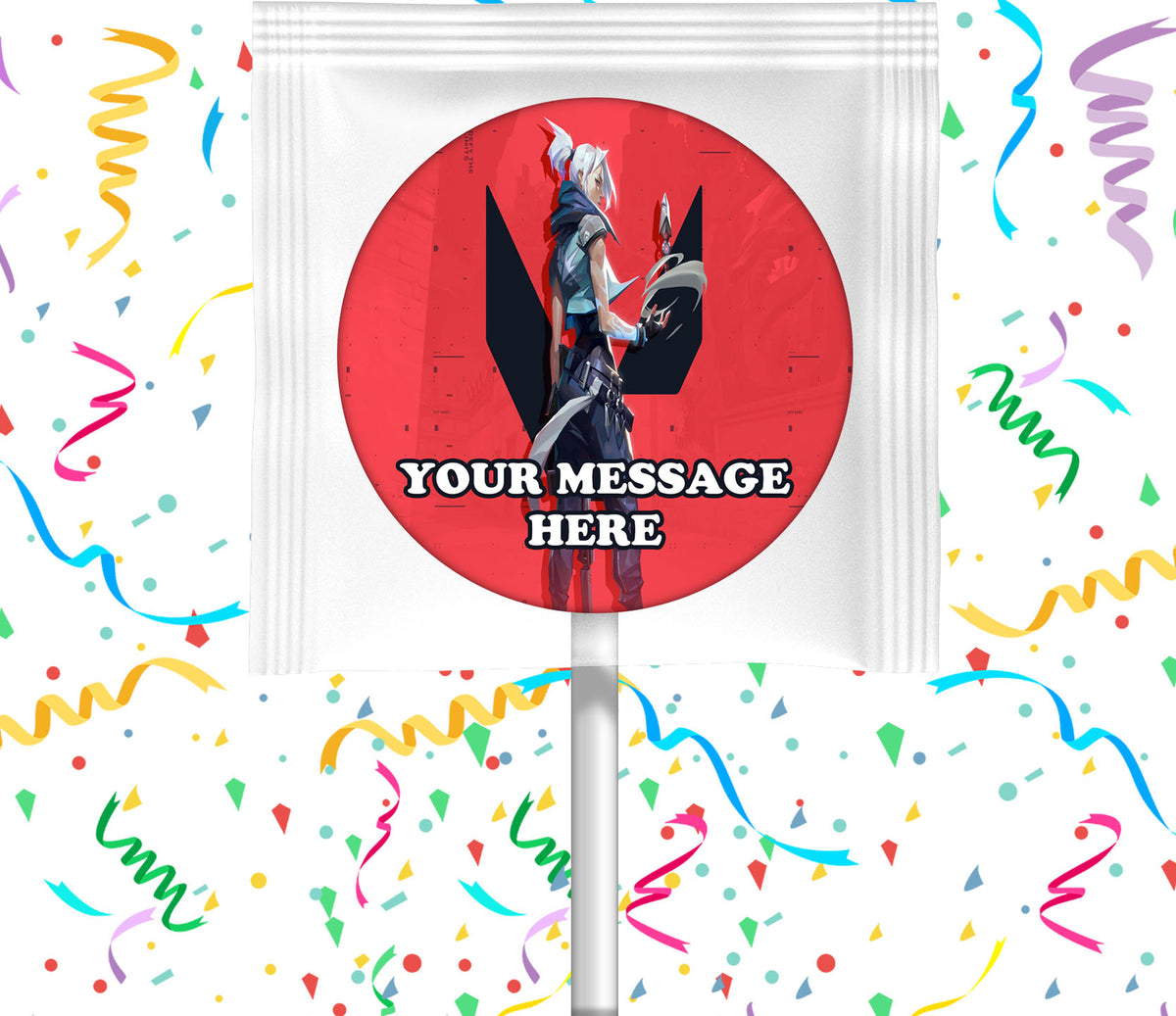 Valorant Lollipops Party Favors Personalized Suckers 12 Pcs
