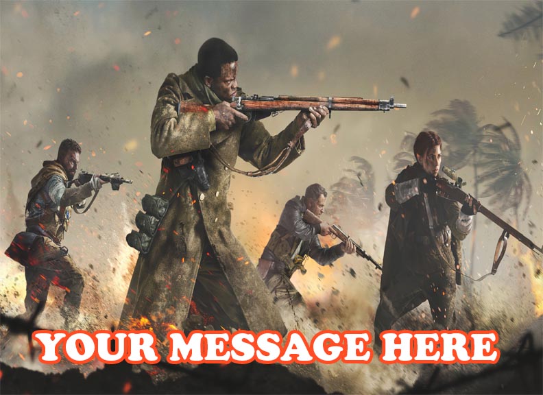 Call Of Duty Vanguard Edible Image Cake Topper Personalized Frosting Icing Sheet Custom