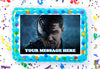 Venom Edible Image Cake Topper Personalized Birthday Sheet Decoration Custom Party Frosting Transfer Fondant