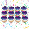 Miami Heat Edible Cupcake Toppers (12 Images) Cake Image Icing Sugar Sheet